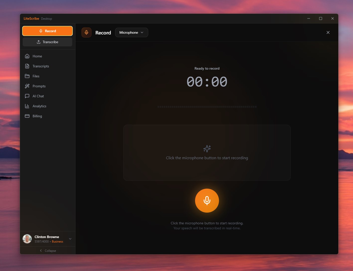 One-click recording